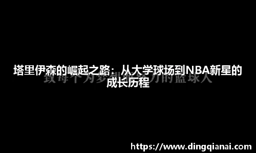 塔里伊森的崛起之路：从大学球场到NBA新星的成长历程