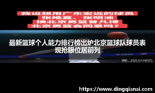 最新篮球个人能力排行榜出炉北京篮球队球员表现抢眼位居前列
